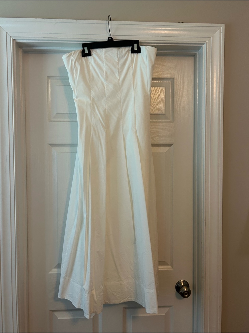 Rachel Zoe Strapless White A-Line Gown
